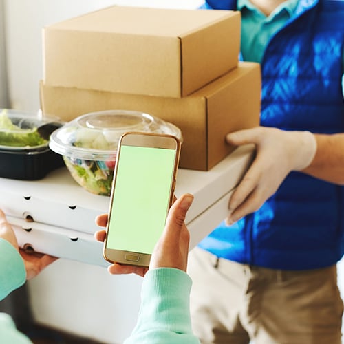 A food delivery