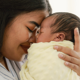 Mother and baby
