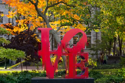 Penn LOVE Statue
