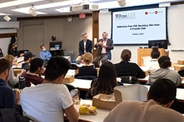 Alex Azar speaking at our recent fireside chat