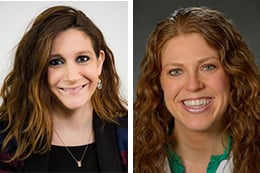 Rebecca Hamm and Lisa Levine