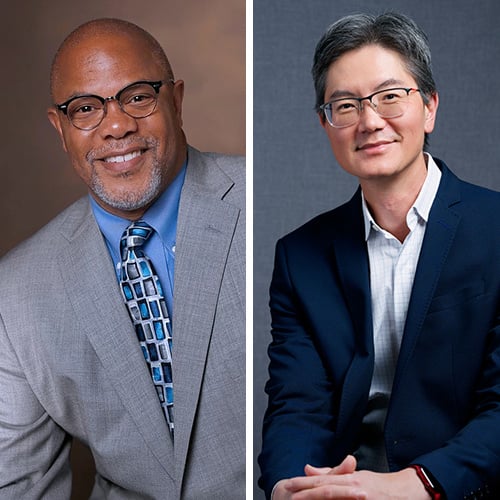 Kevin Johnson and Andy Tan