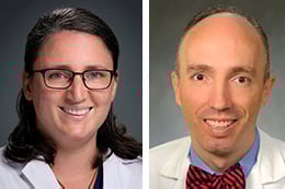 Elinore Kaufman and Jeremy Cannon