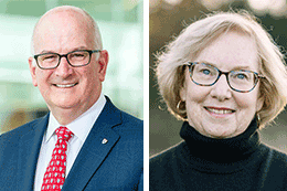 Kevin Mahoney and Linda Aiken