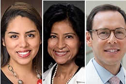 Diana Montoya-Williams, Carmen Guerra, and Sam Takvorian