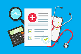 stethoscope notepad graphic