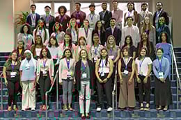 A group of scholars from our Summer Undergraduate Minority Research Program