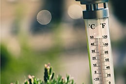 A thermometer