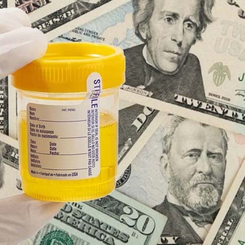 A urine sample